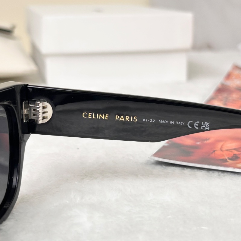 Celine CL40197U 黑膠框太陽眼鏡-11
