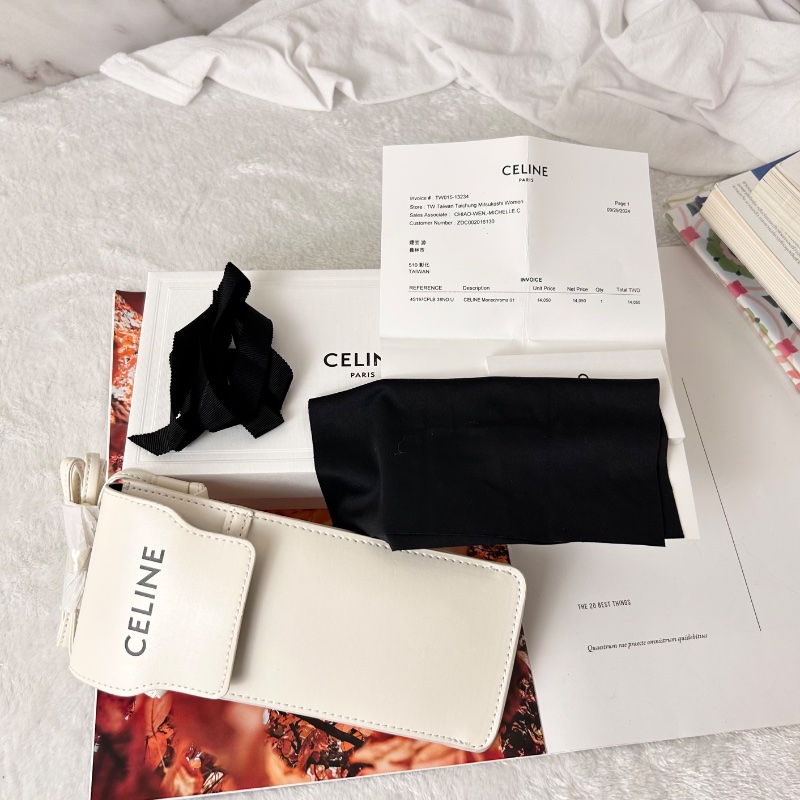 Celine CL40197U 黑膠框太陽眼鏡-19