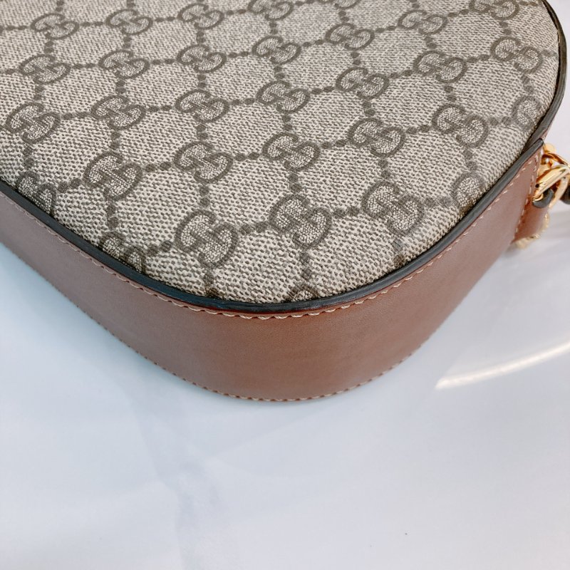 MS0703 Gucci 古馳迷你鏈條相機包 帆布 咖啡色金扣 GG Supreme Camera Chain Shoulder Bag Mini Canvas Brown x GHW-7
