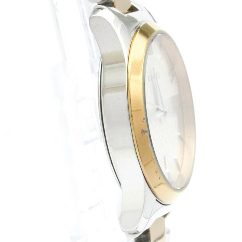 GUCCI G-Timeless 粉紅鍍金精鋼石英女士腕錶 YA126528 126.5-7