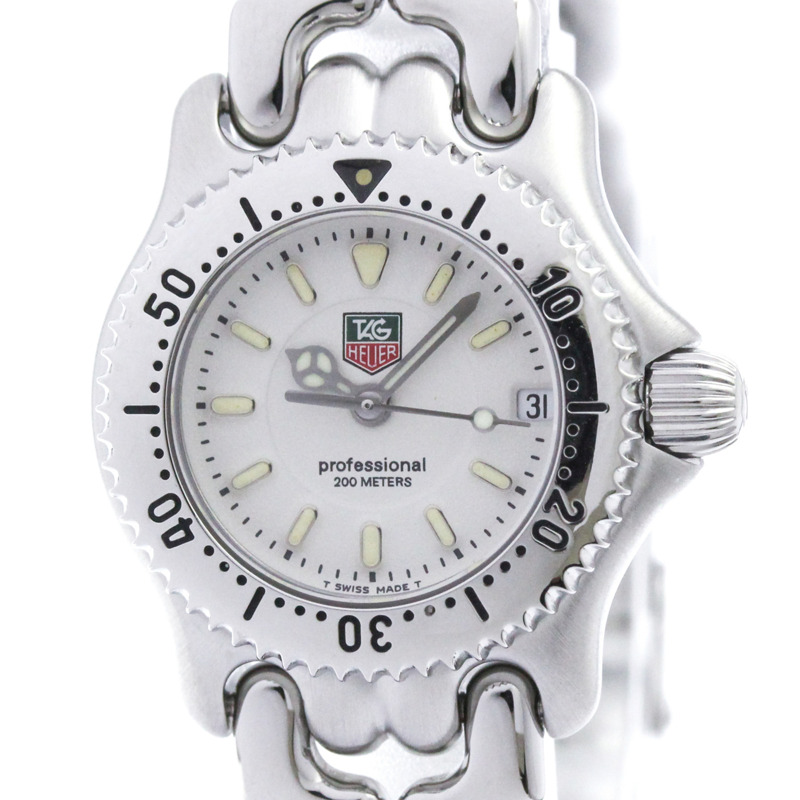 TAG HEUER Sel Professional 精鋼石英女錶 WG1412 拋光款-0