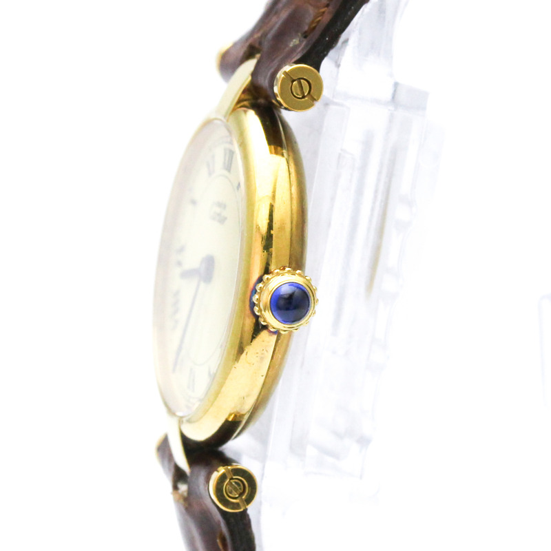 卡地亞 Must Vendome 鍍金石英女士腕錶 590004-3