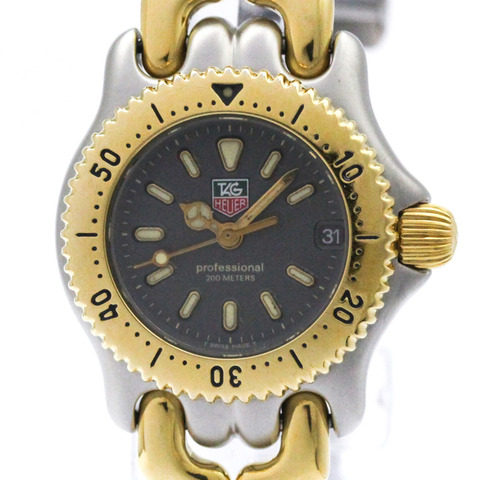 TAG HEUER Sel Professional 200公尺鍍金鋼女錶 S95.208 拋光