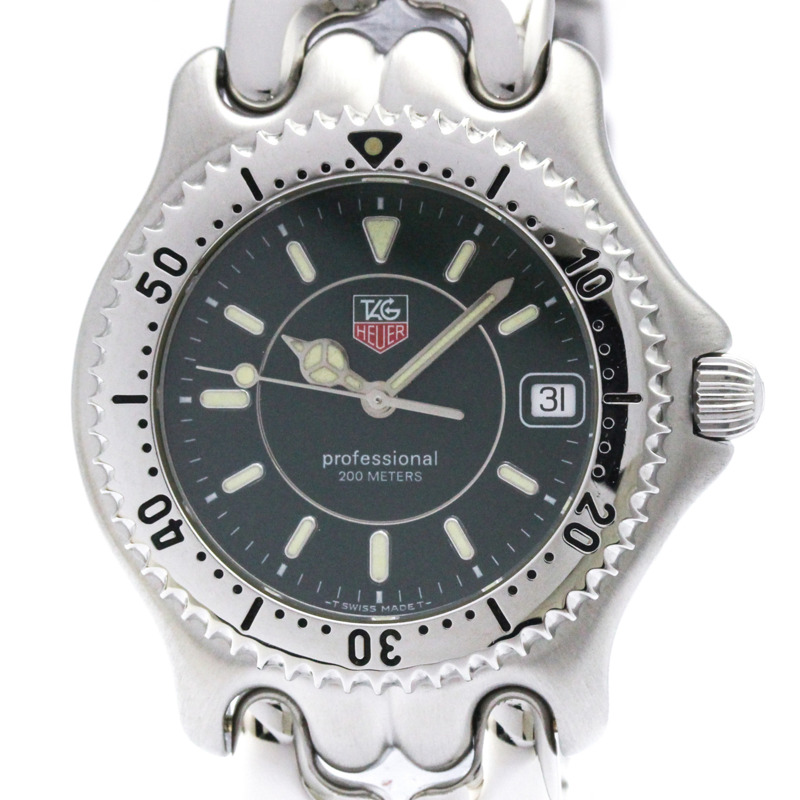 TAG HEUER Sel Professional 200米石英男錶 WG1119 拋光款-0