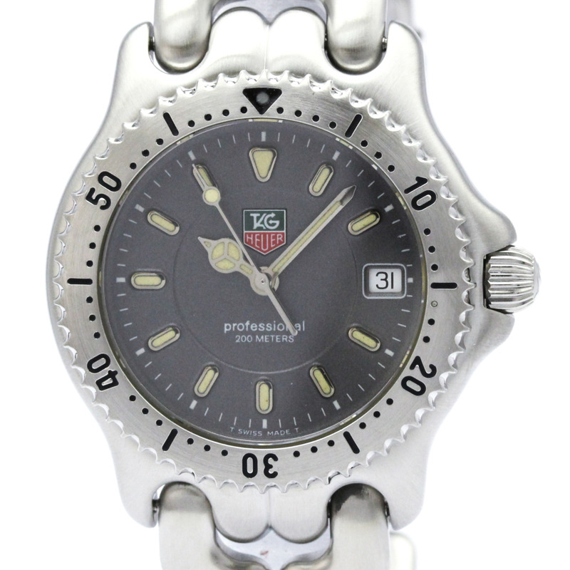TAG HEUER Sel Professional 200米石英中型腕錶 WG1213 拋光-0