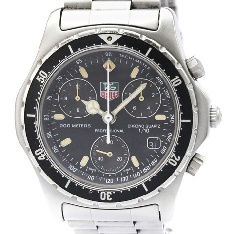 TAG HEUER 專業計時碼錶 精鋼石英男士腕錶 570.206