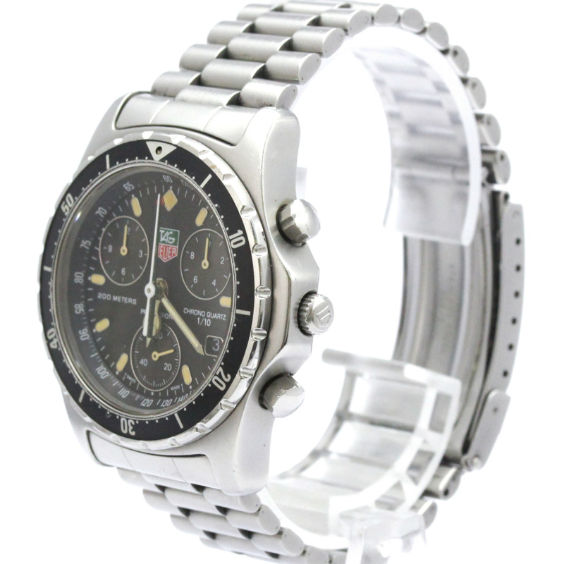 TAG HEUER 專業計時碼錶 精鋼石英男士腕錶 570.206-1