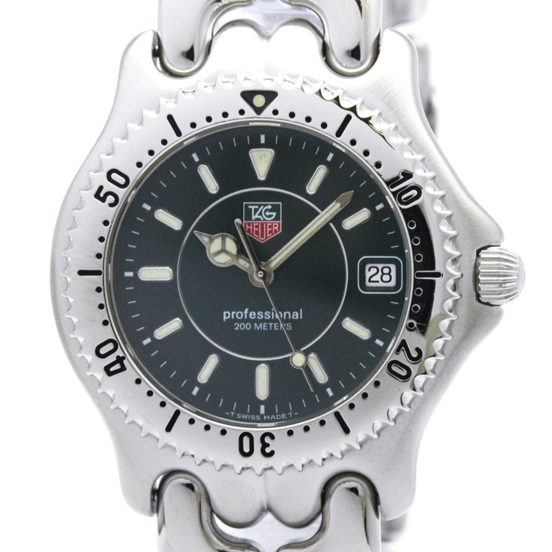 TAG HEUER Sel Professional 200米石英男錶 WG1119 拋光款-0