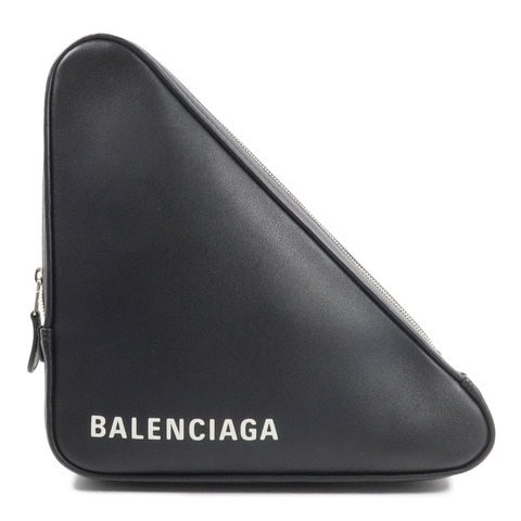 BALENCIAGA 牛皮皮革Triangle Clutch手拿包