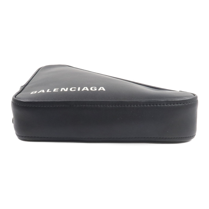 BALENCIAGA 牛皮皮革Triangle Clutch手拿包-3