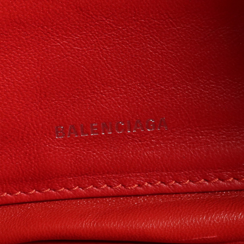 BALENCIAGA 牛皮皮革Triangle Clutch手拿包-12