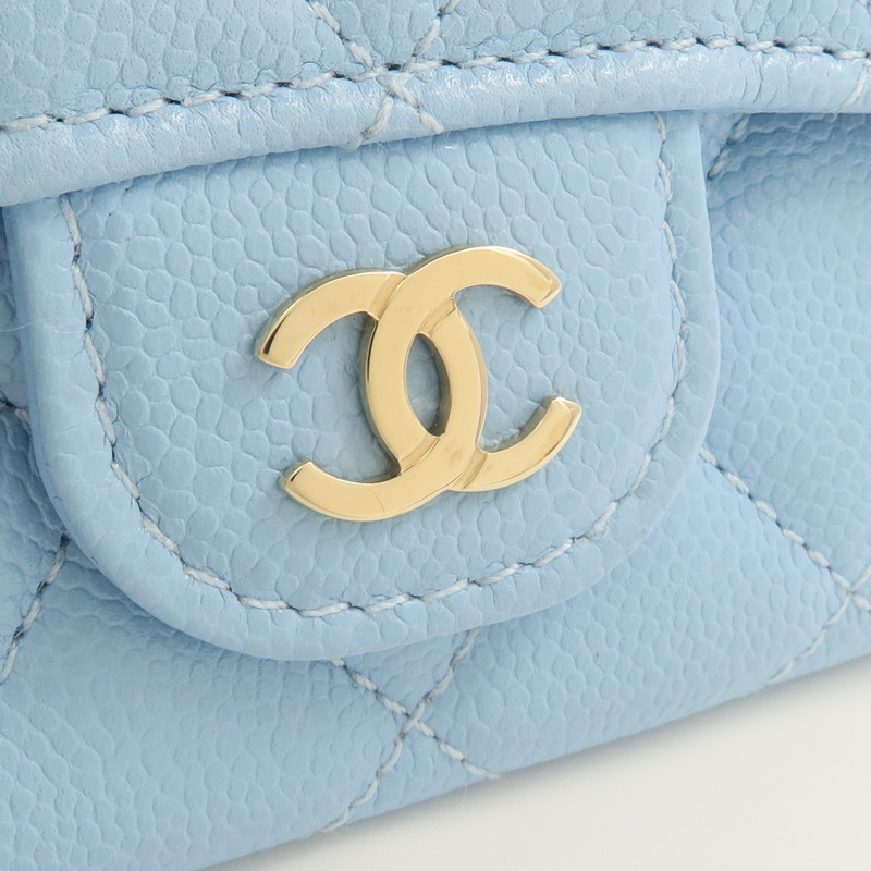 CHANEL 牛皮皮革Classic Flap Card Holder卡片套-10
