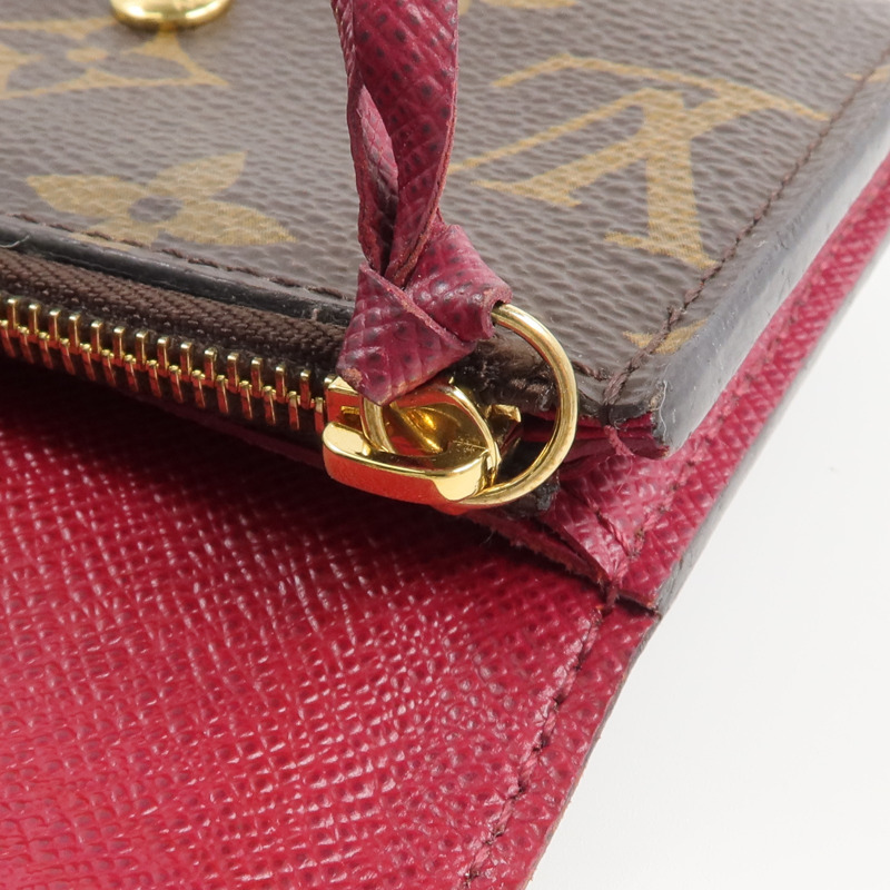 LOUIS VUITTON Monogram Rosalie零錢包-13