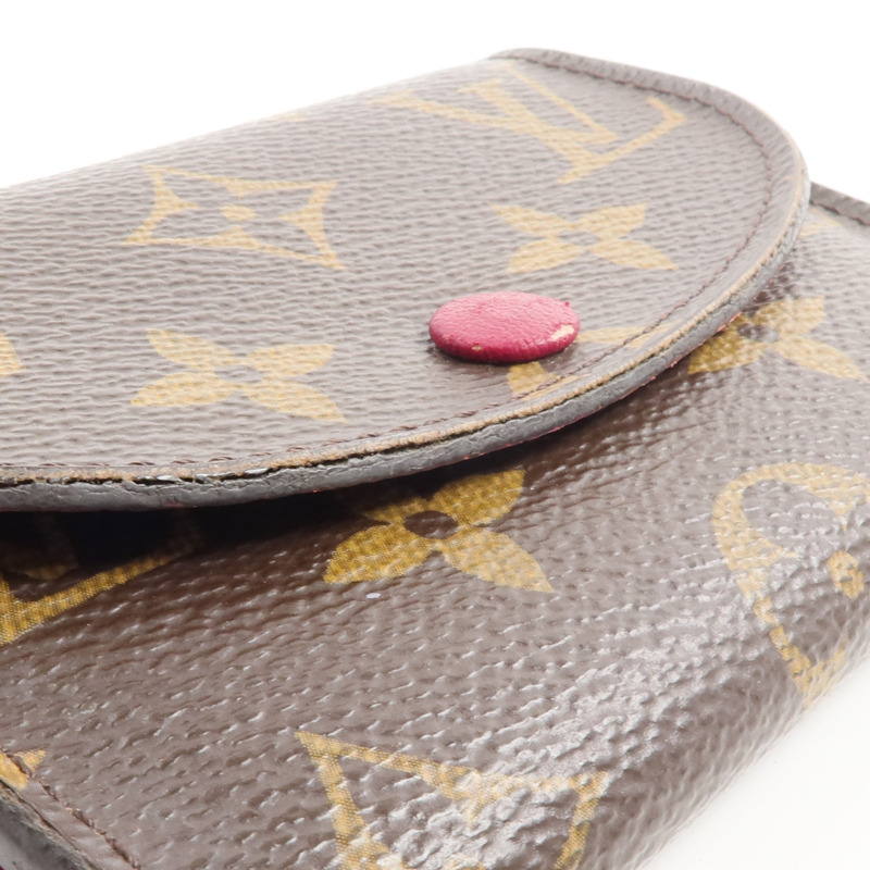 LOUIS VUITTON Monogram Rosalie零錢包-17
