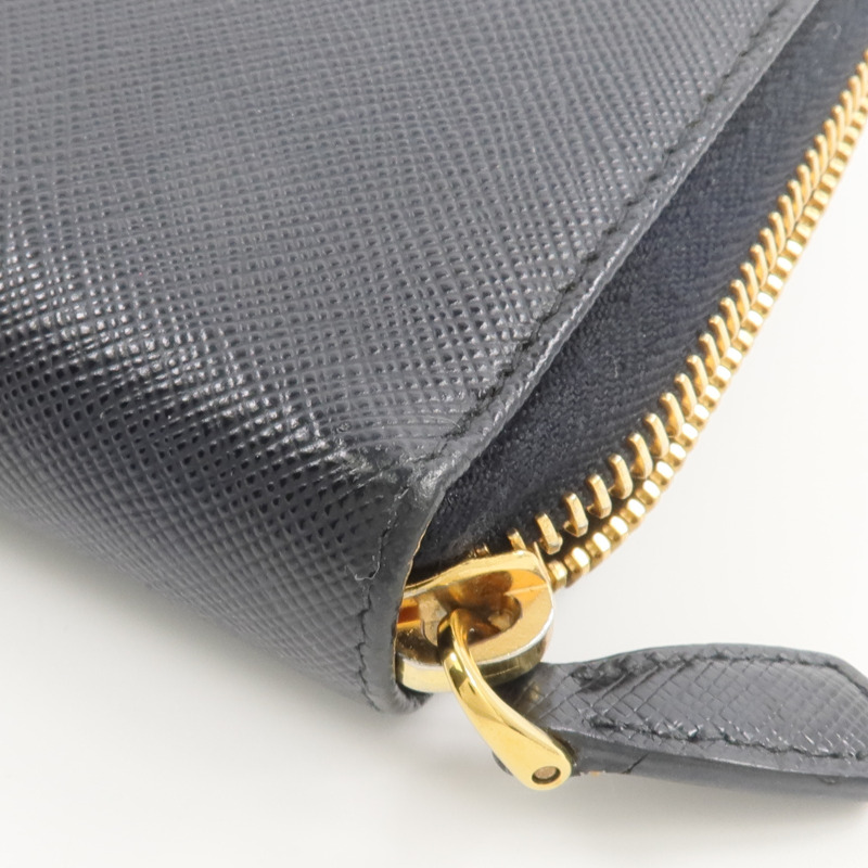 PRADA Saffiano皮革Long Wallet長錢包-9