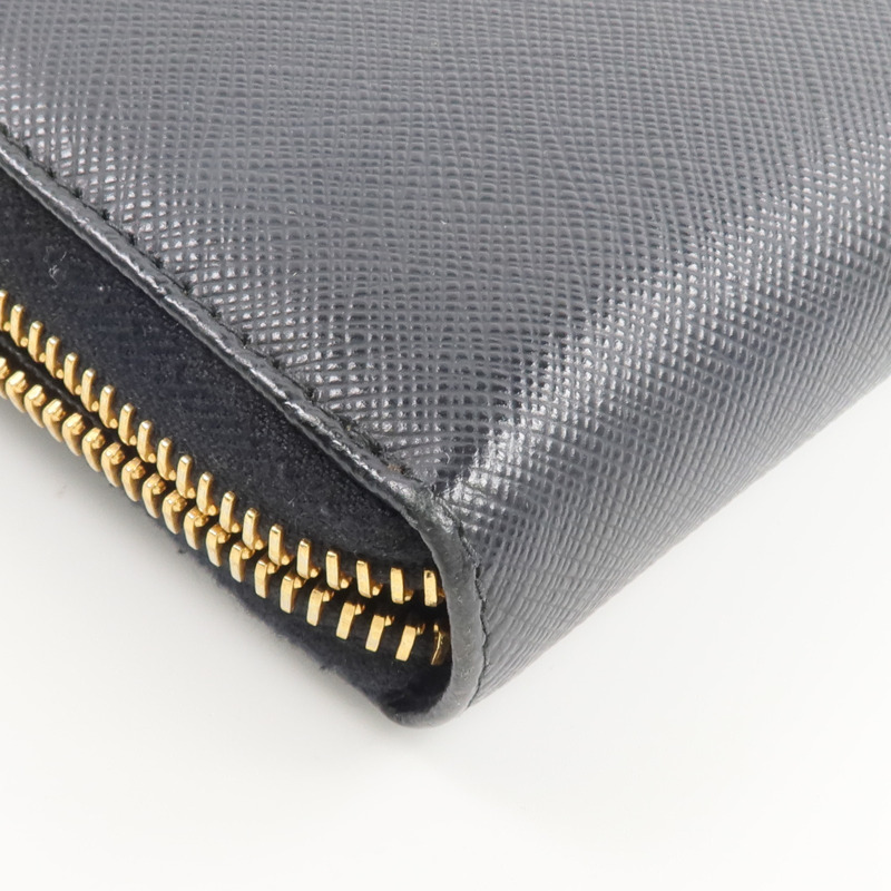 PRADA Saffiano皮革Long Wallet長錢包-10