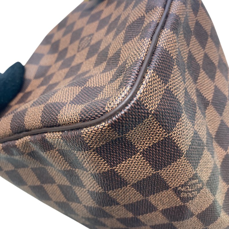LOUIS VUITTON 路易威登 SPEEDY 30 深棕色 PVC帆布 金釦-5