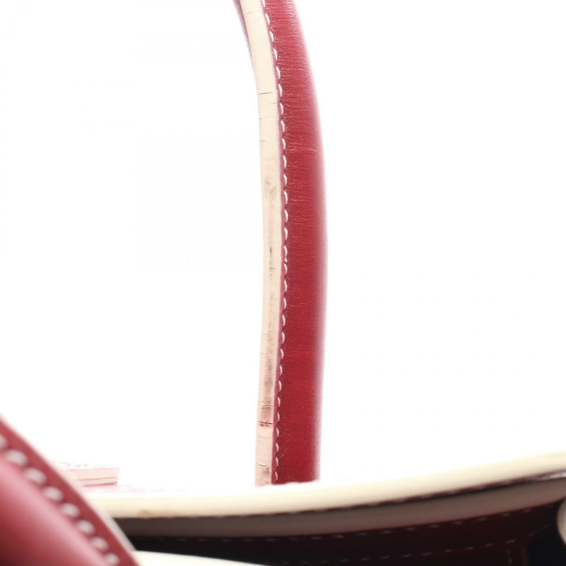 CELINE Luggage Nano Shopper 單肩斜背手提包，紅色皮革，二手-4