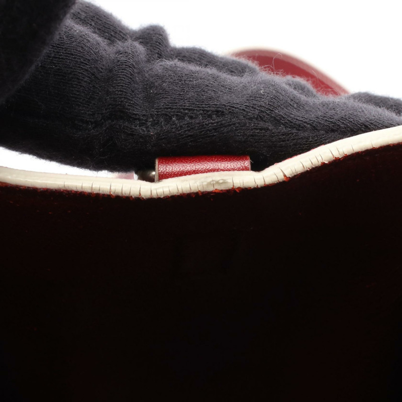 CELINE Luggage Nano Shopper 單肩斜背手提包，紅色皮革，二手-10