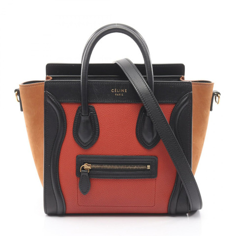 CELINE Luggage Nano Shopper 單肩斜背手提包 皮革二手