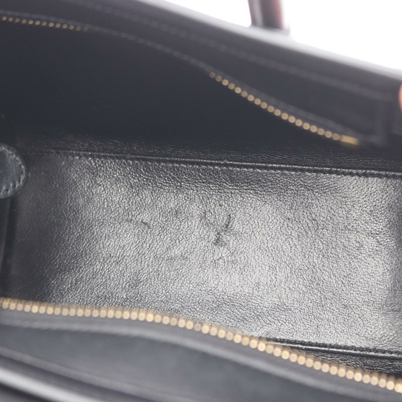 CELINE Luggage Nano Shopper 單肩斜背手提包 皮革二手-10