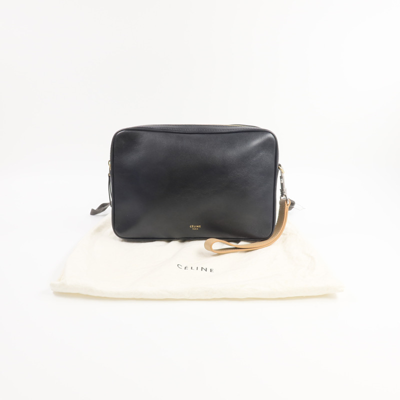 CELINE 牛皮皮革Dragonne Pouch手拿包-17