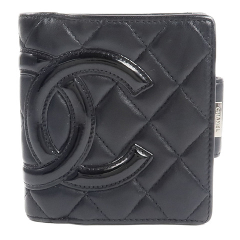 CHANEL 牛皮皮革Cambon Compact Wallet