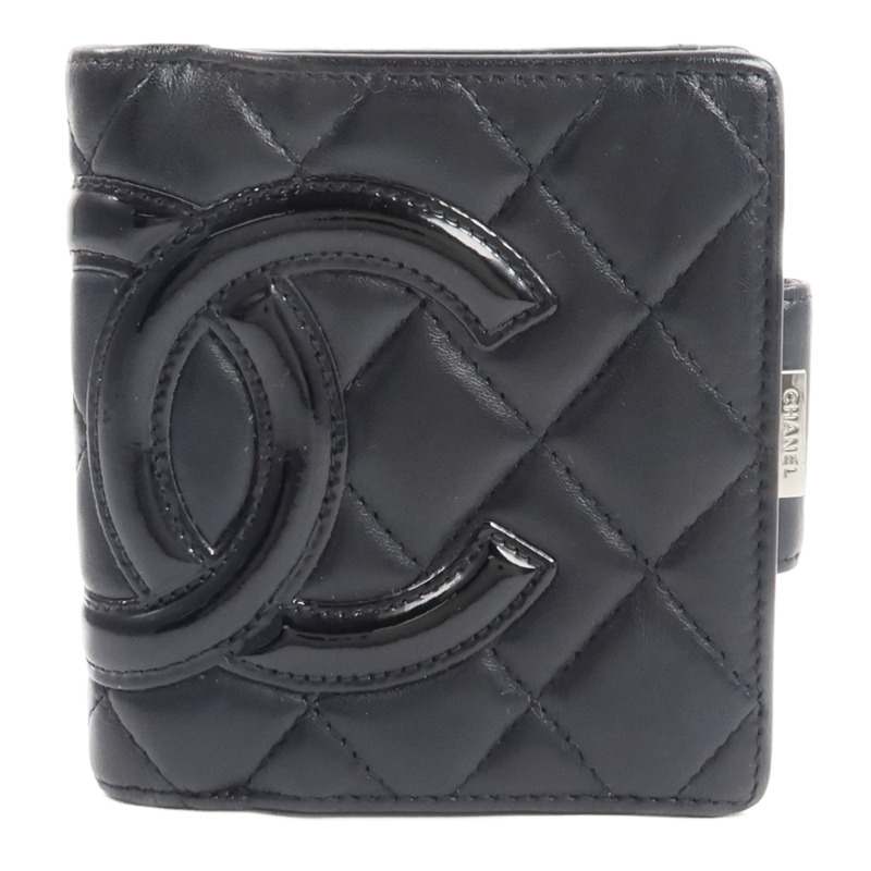 CHANEL 牛皮皮革Cambon Compact Wallet-0