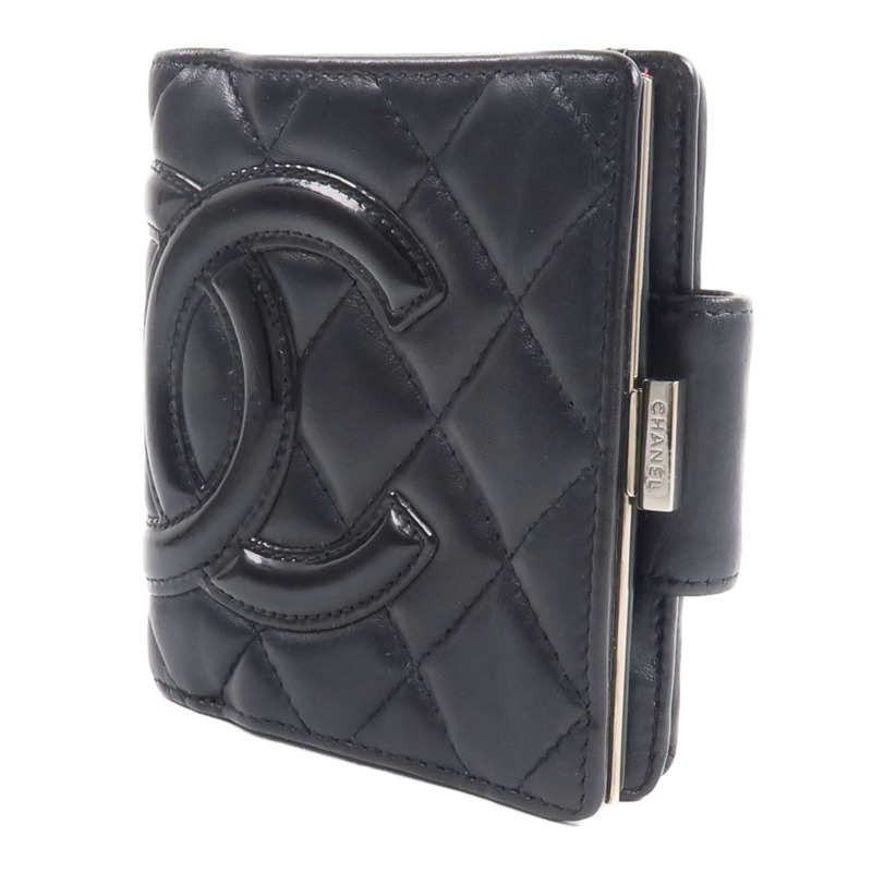 CHANEL 牛皮皮革Cambon Compact Wallet-1