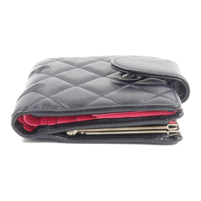 CHANEL 牛皮皮革Cambon Compact Wallet-5