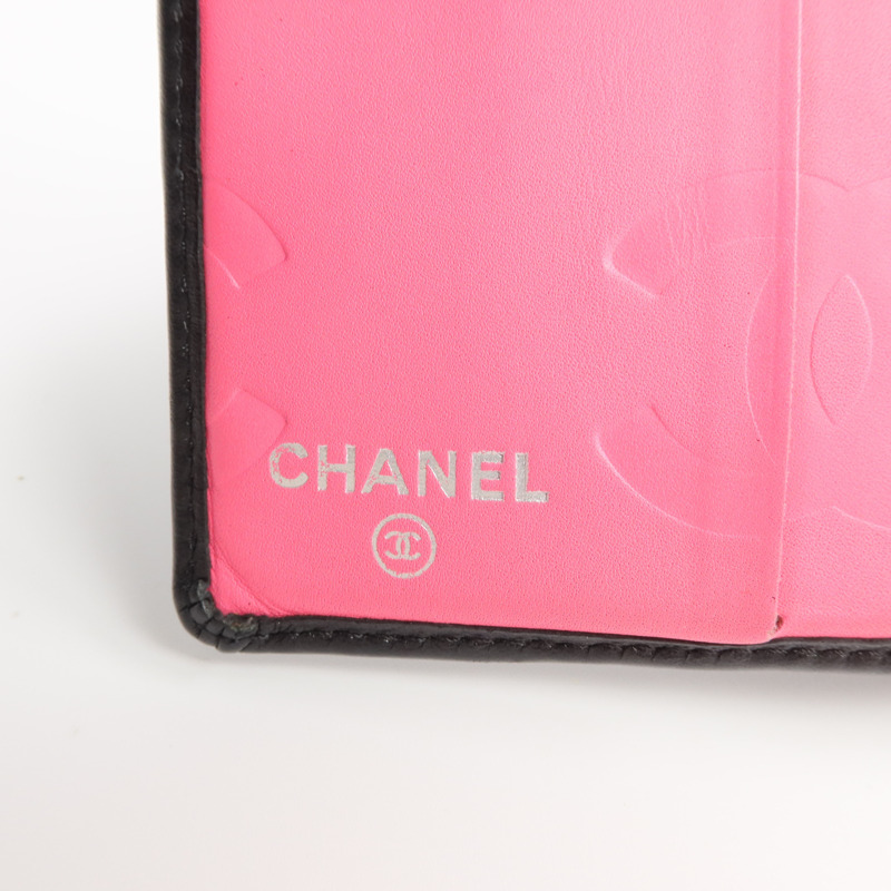 CHANEL 牛皮皮革Cambon Compact Wallet-7