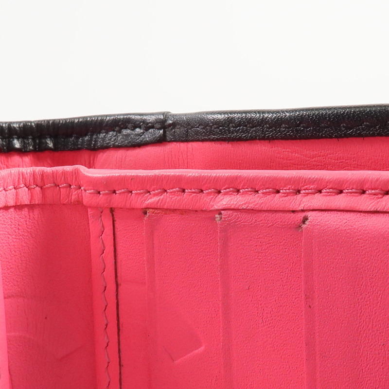 CHANEL 牛皮皮革Cambon Compact Wallet-16