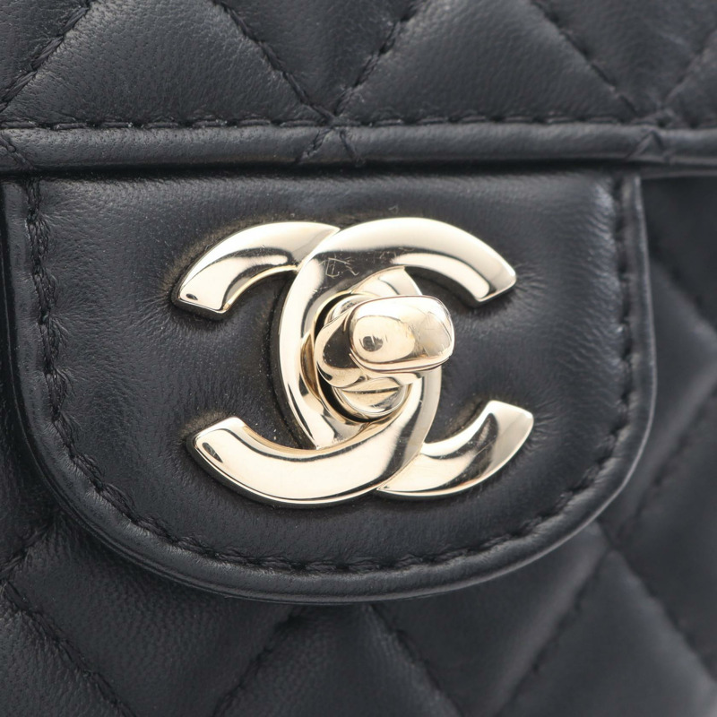 香奈兒 (CHANEL) 絎縫心形鏈條單肩斜背包 AS3191 皮革 GHW 二手-8