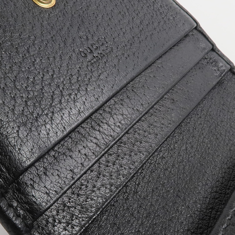 GUCCI 牛皮皮革GG Marmont Wallet錢包-15