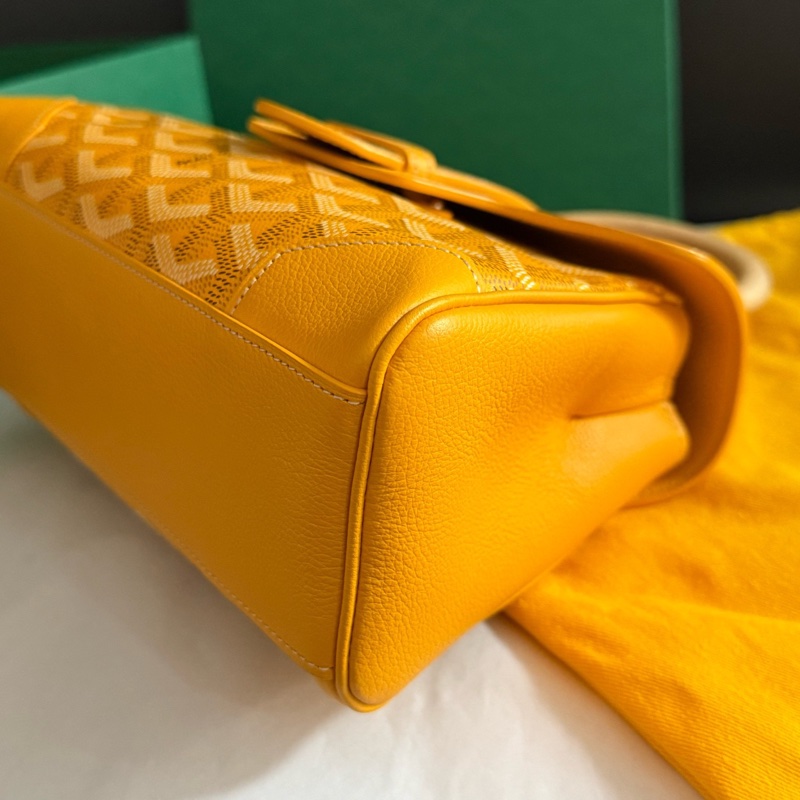 99新 Goyard/戈雅 西貢mini 招財黃 25年全套配件-5
