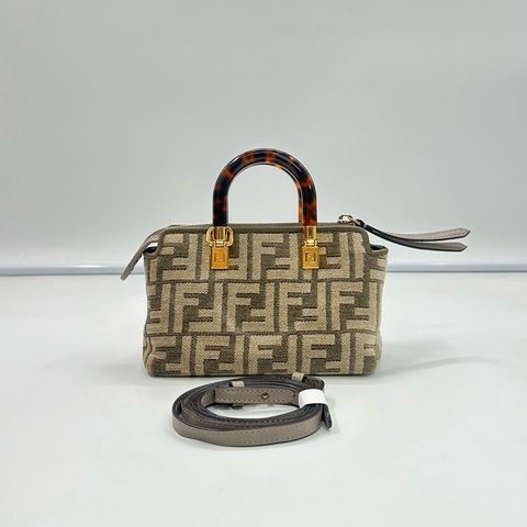 99新💛Fendi 芬迪Mini By The Way玳瑁包手提包❤️正品保障