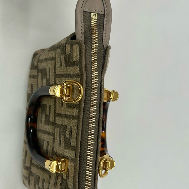 99新💛Fendi 芬迪Mini By The Way玳瑁包手提包❤️正品保障-6