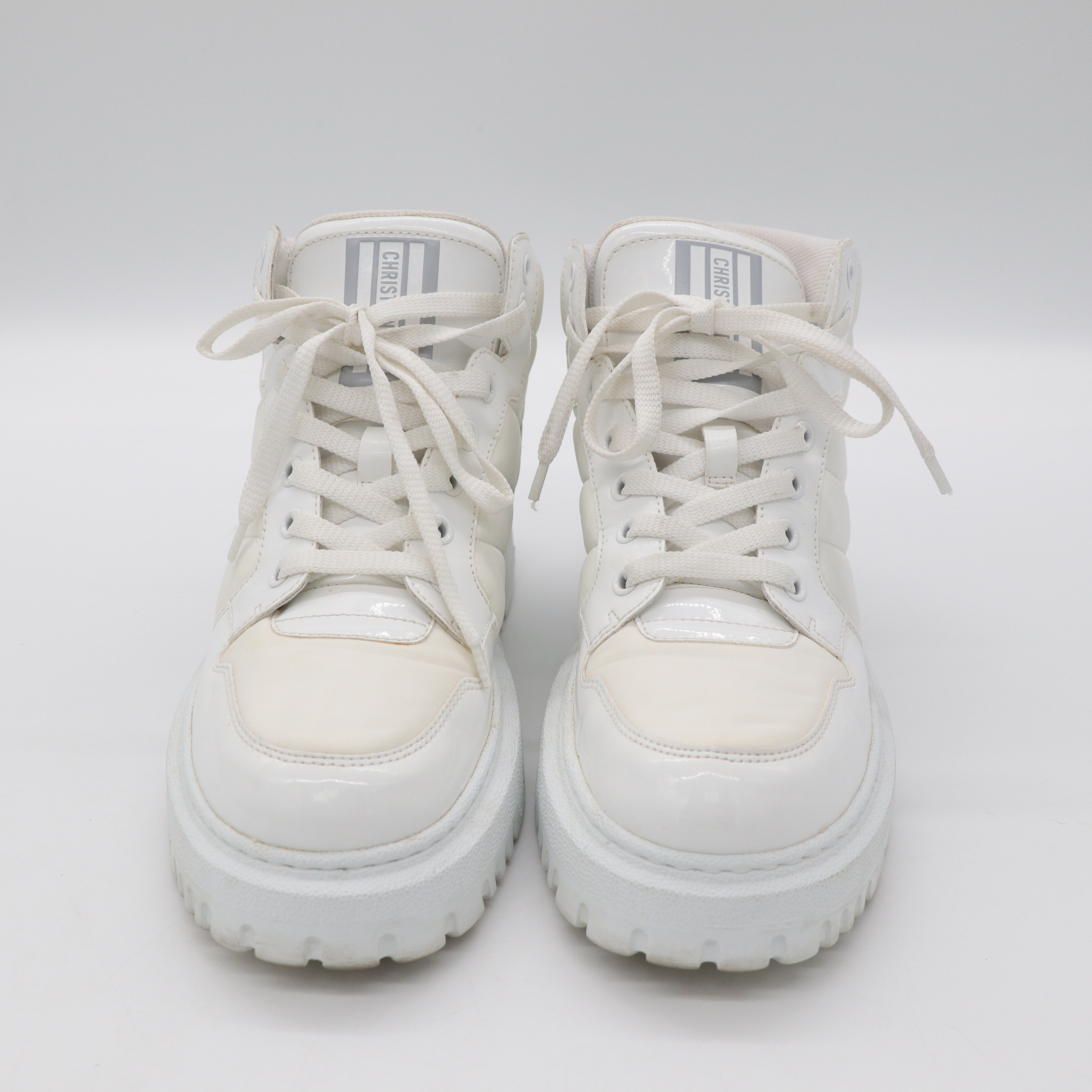 Dior 白色高筒休閒鞋-1