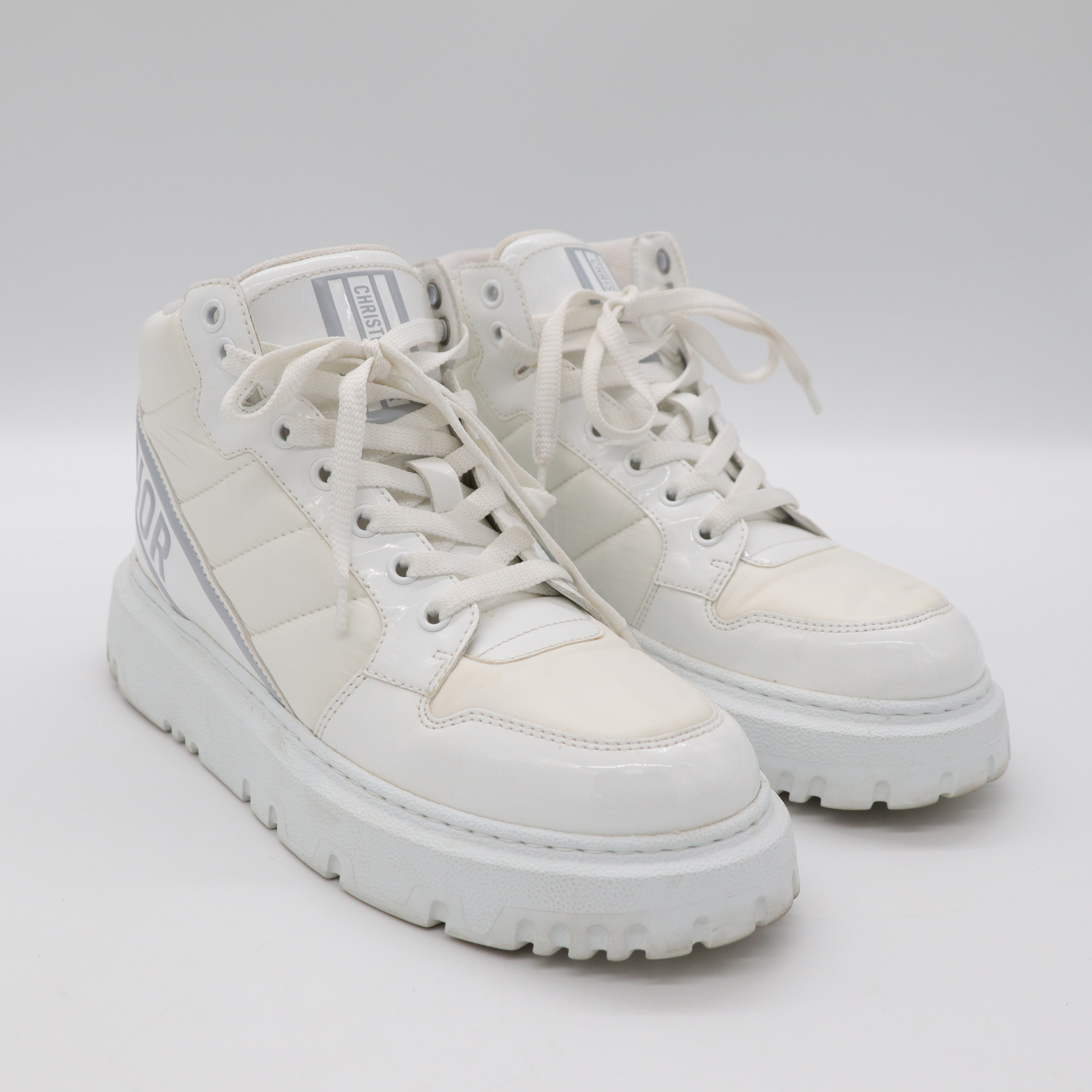 Dior 白色高筒休閒鞋-2