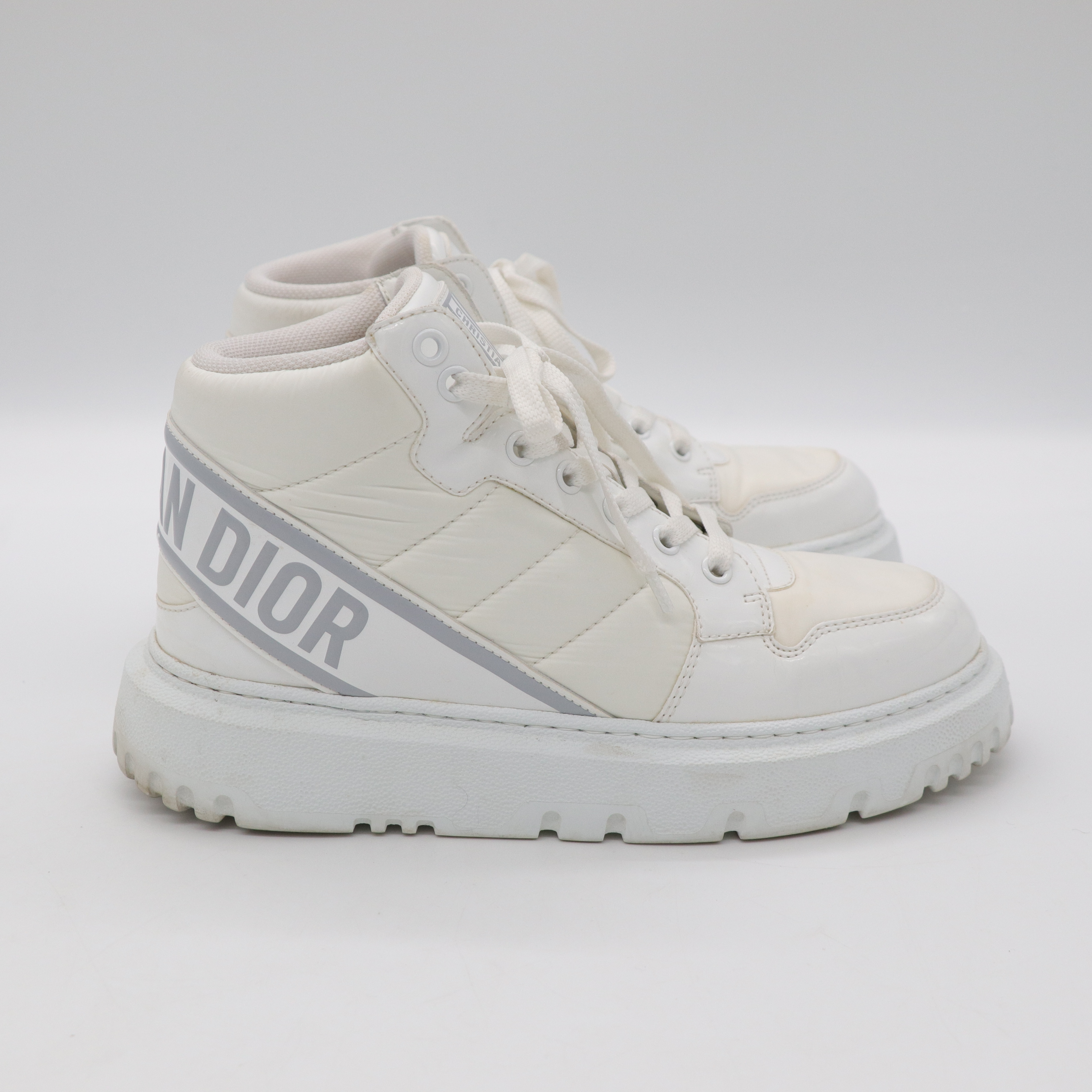 Dior 白色高筒休閒鞋-3