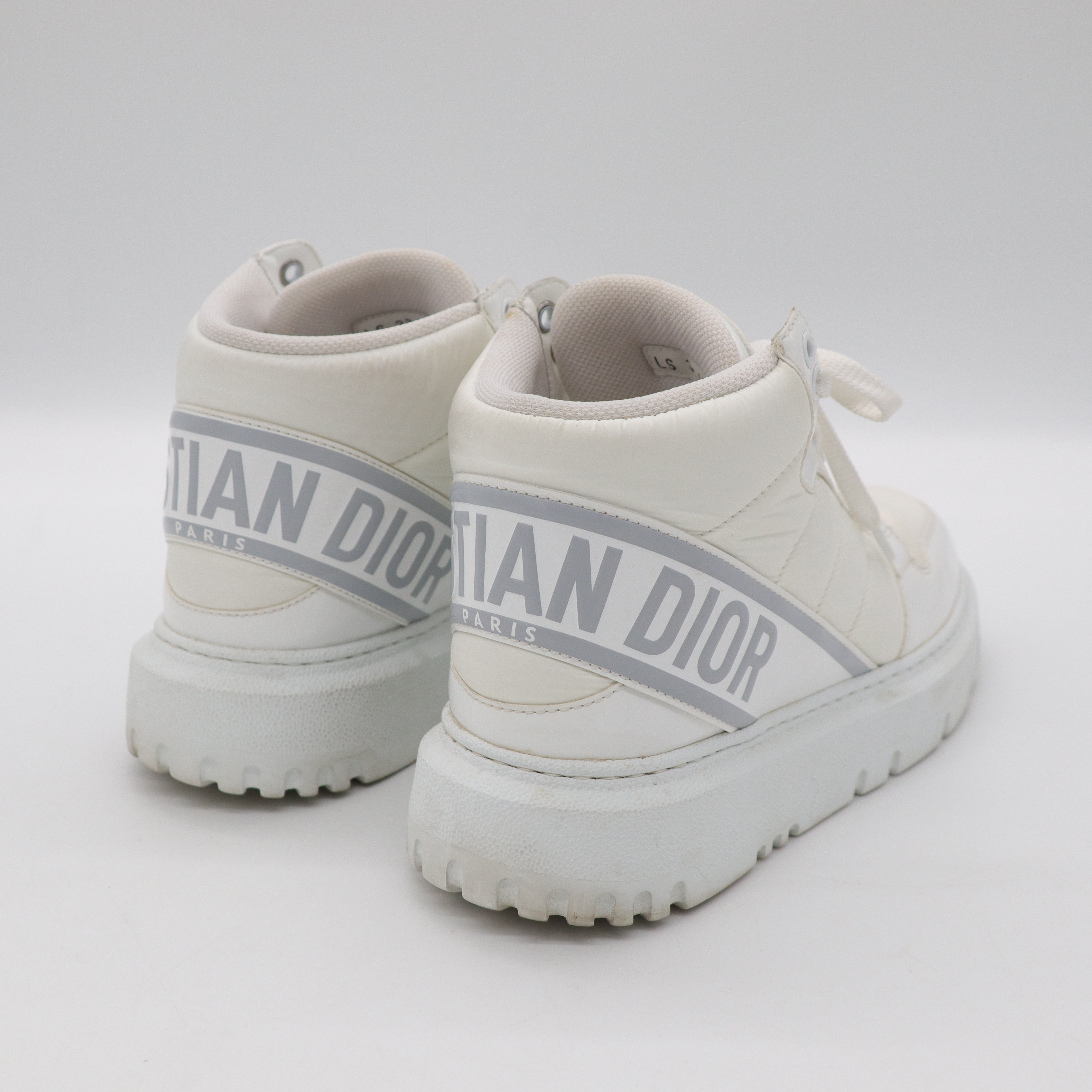Dior 白色高筒休閒鞋-4