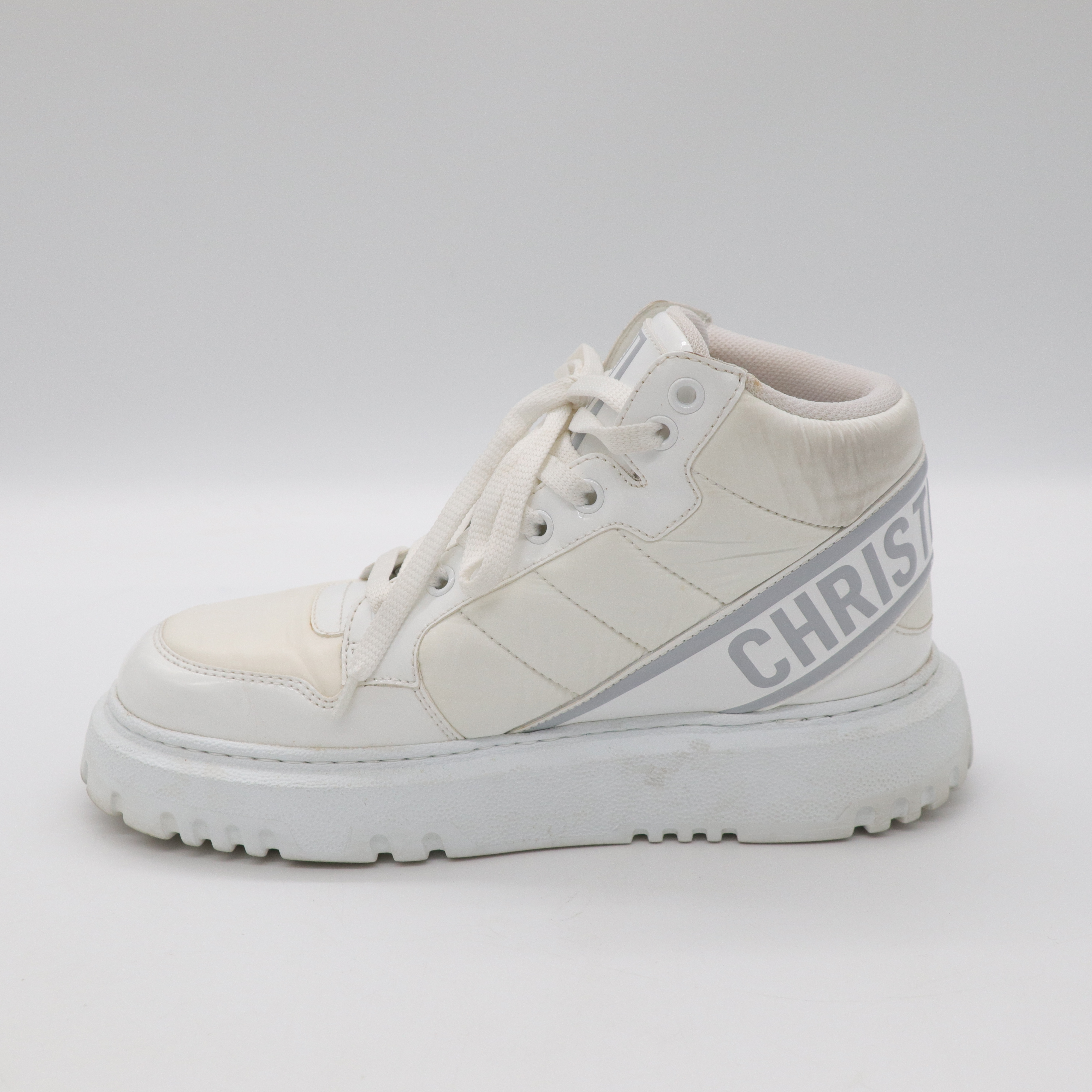Dior 白色高筒休閒鞋-8