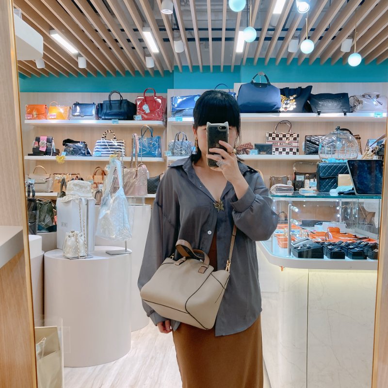 MS0699 Loewe 羅意威手提包 牛皮沙色 金扣 Natural Leather Hammock Nugget Bag Calfskin Sand x GHW-2