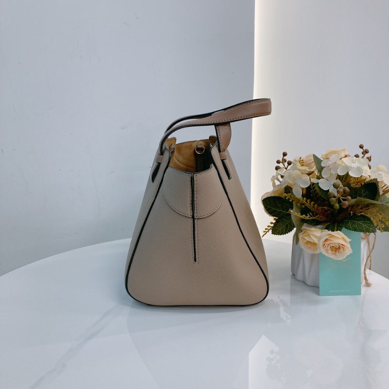 MS0699 Loewe 羅意威手提包 牛皮沙色 金扣 Natural Leather Hammock Nugget Bag Calfskin Sand x GHW-4