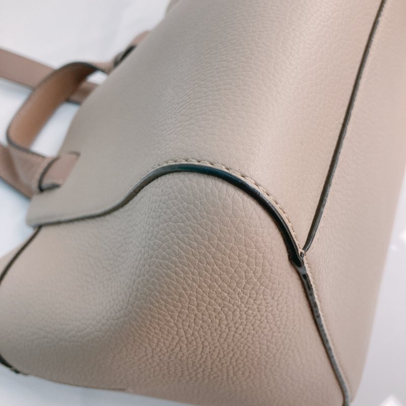 MS0699 Loewe 羅意威手提包 牛皮沙色 金扣 Natural Leather Hammock Nugget Bag Calfskin Sand x GHW-7