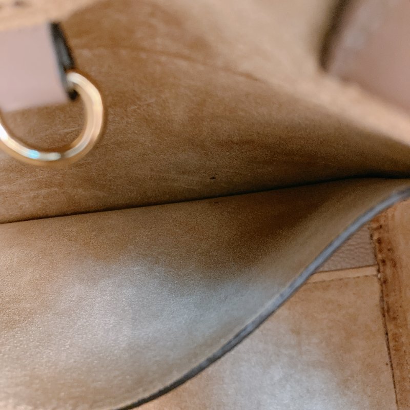 MS0699 Loewe 羅意威手提包 牛皮沙色 金扣 Natural Leather Hammock Nugget Bag Calfskin Sand x GHW-17
