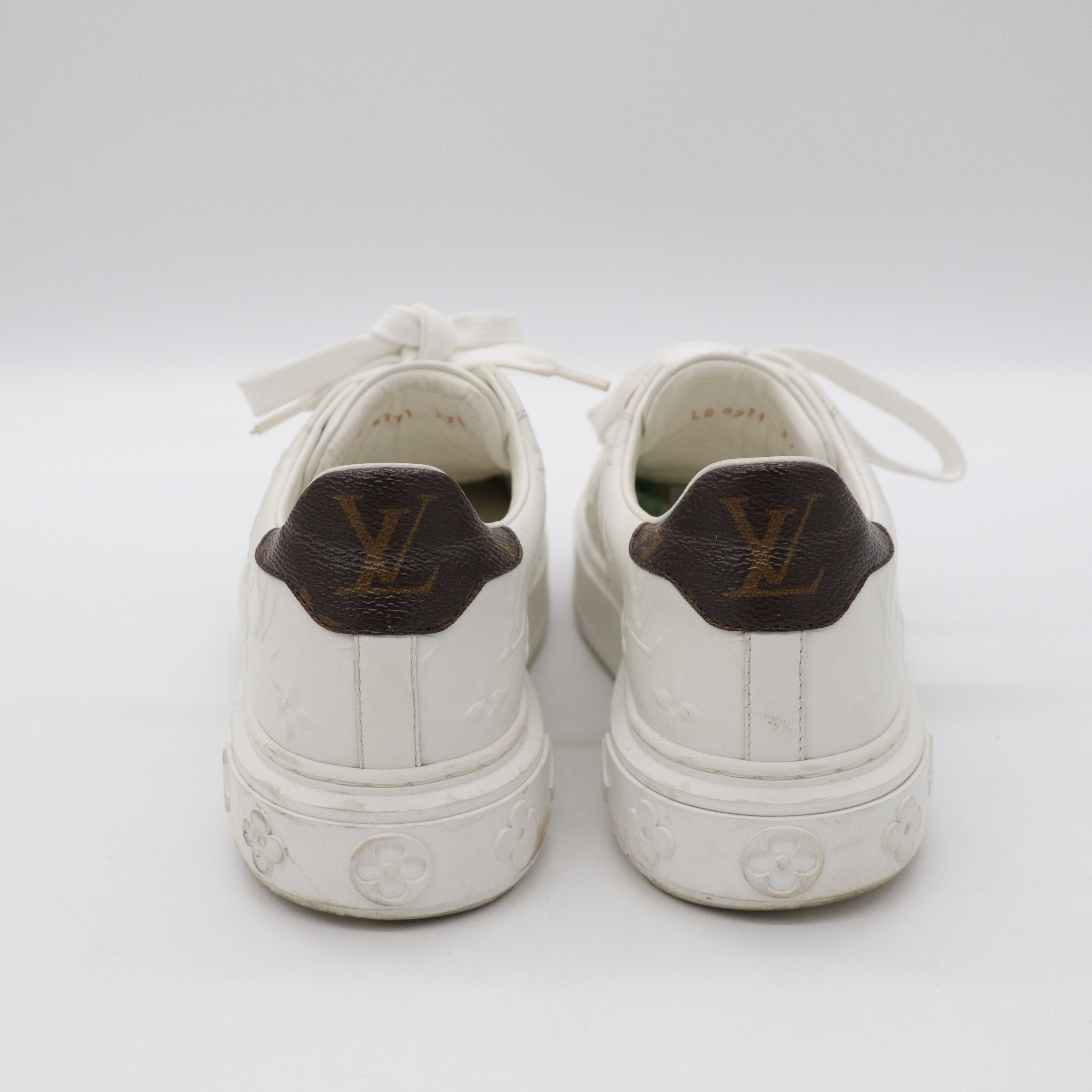 LOUIS VUITTON logo 白色休閒鞋-5