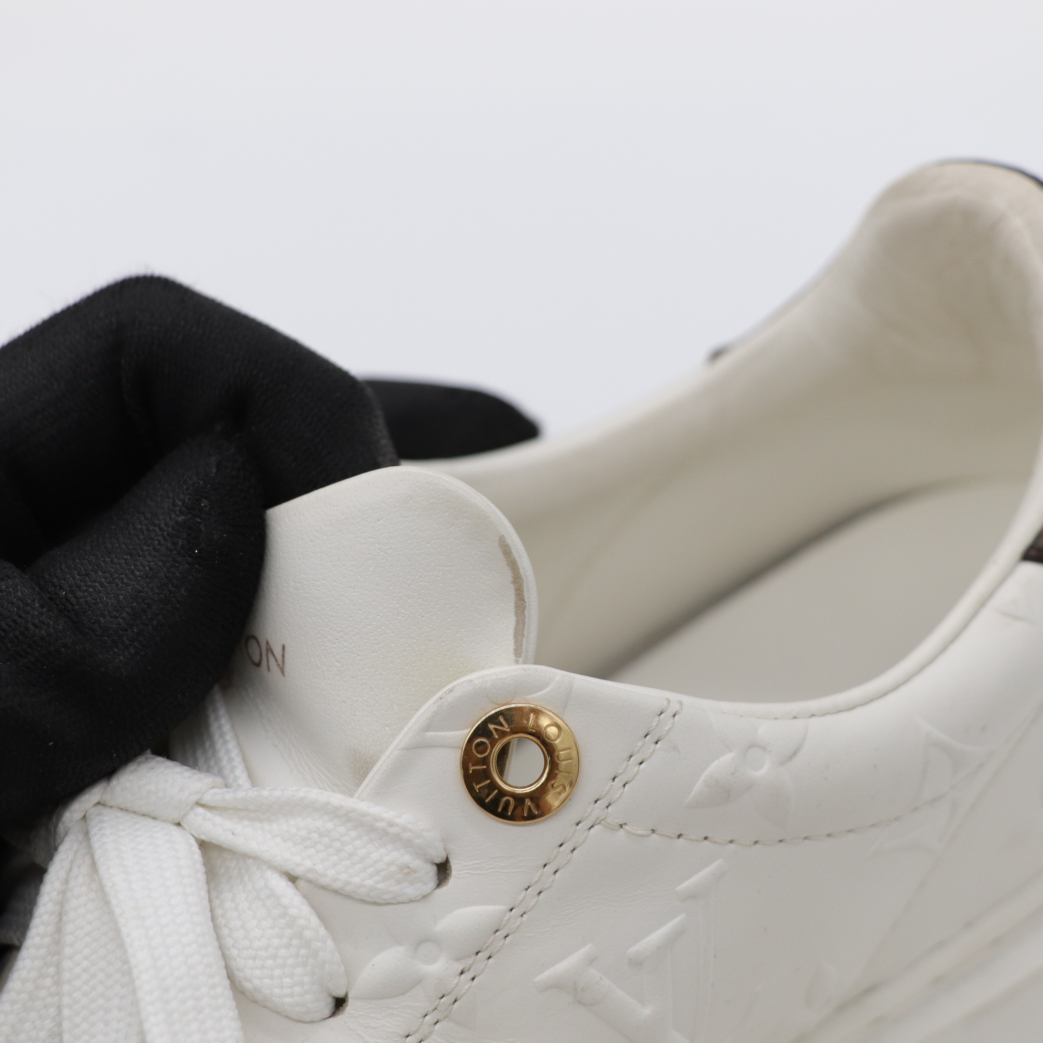 LOUIS VUITTON logo 白色休閒鞋-12