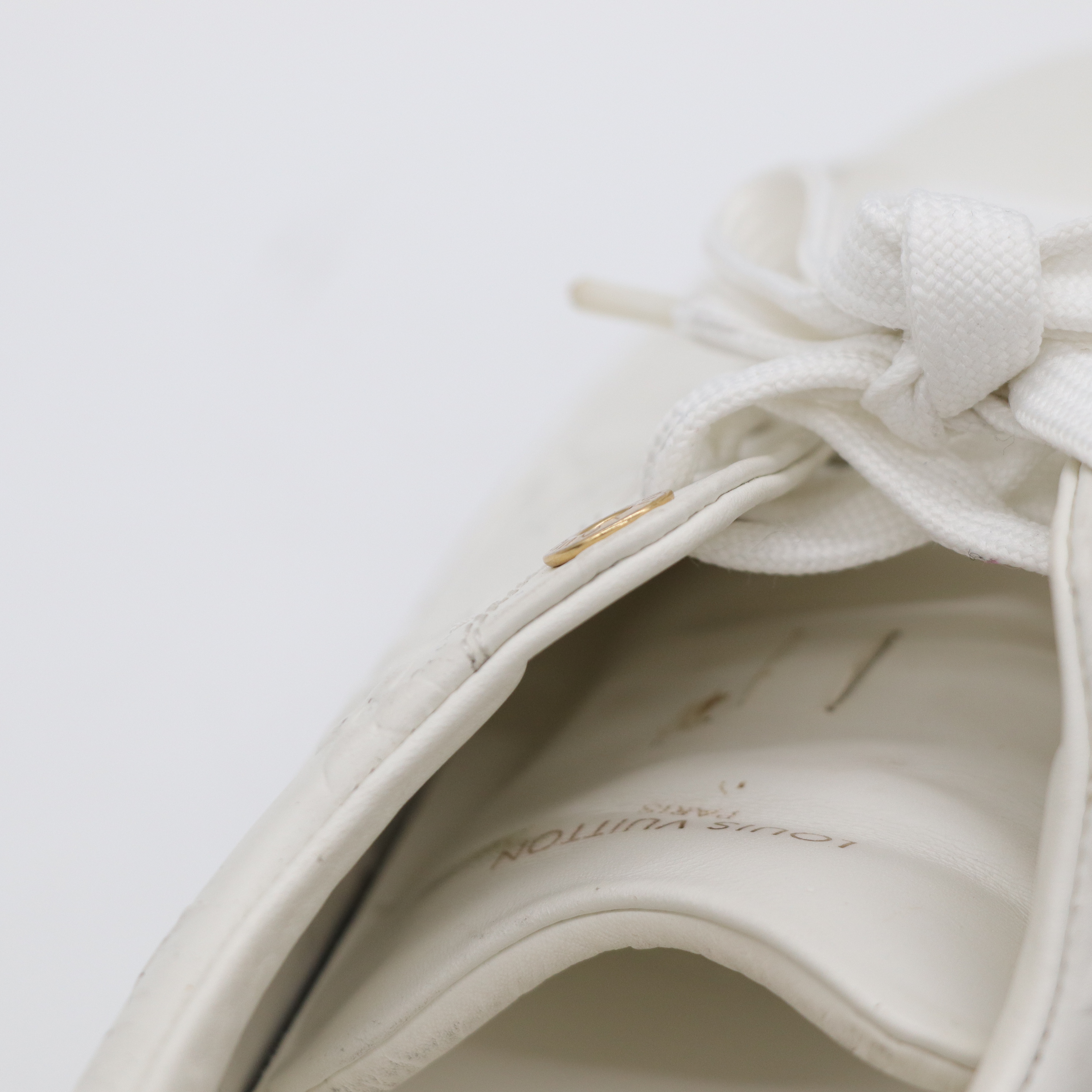 LOUIS VUITTON logo 白色休閒鞋-13