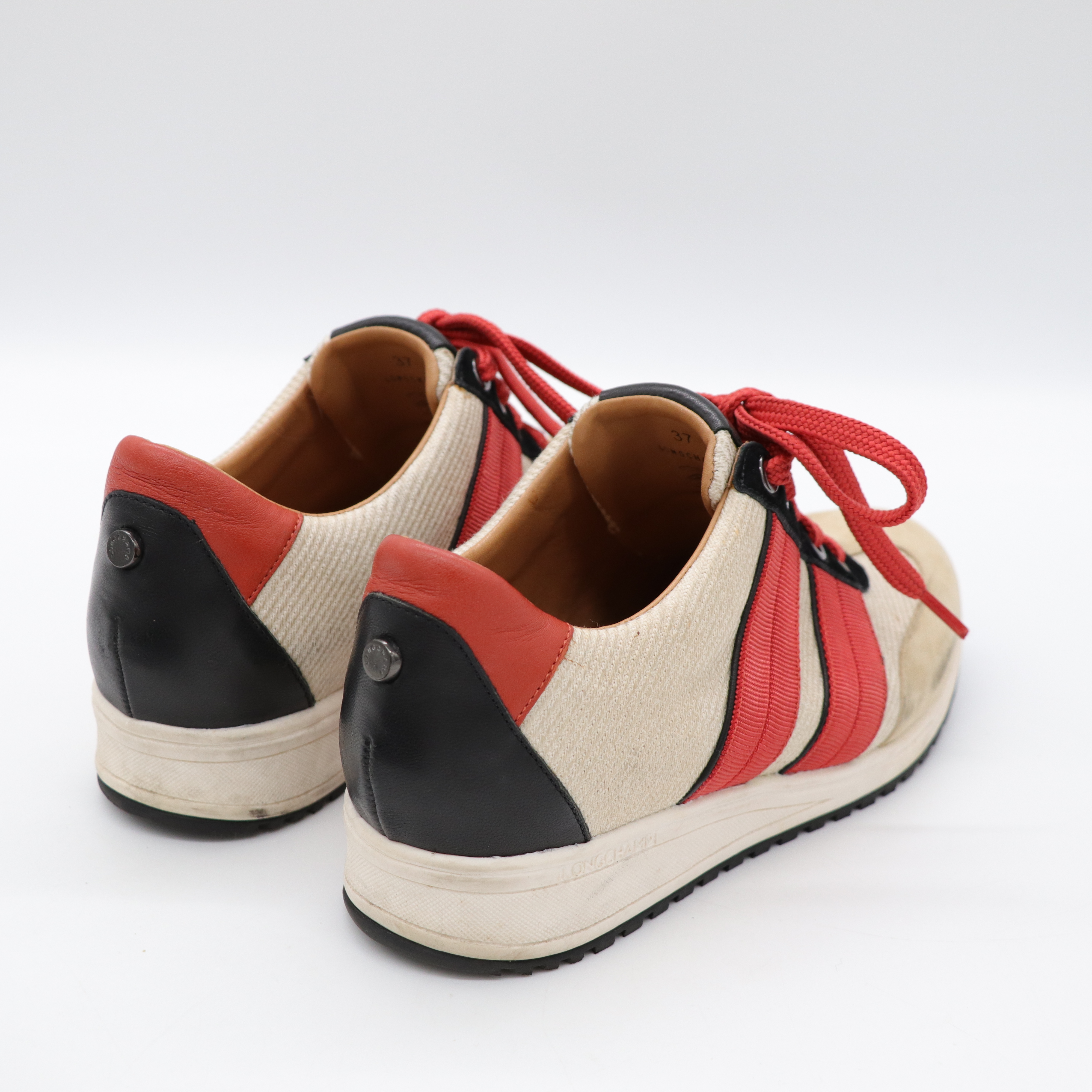 longchamp 撞色布鞋-4